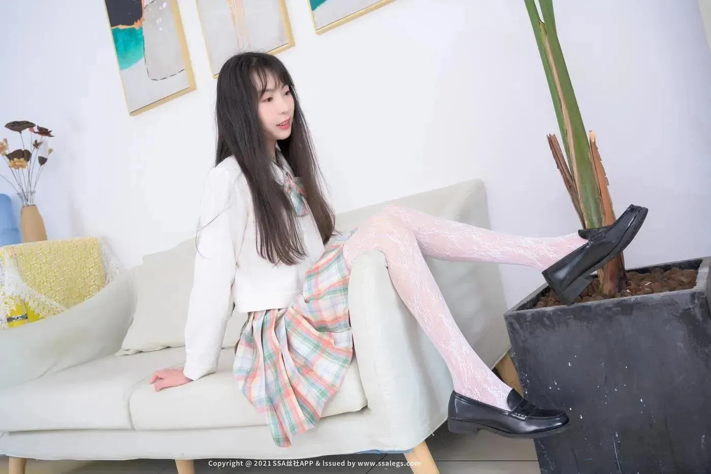 [SSA丝社]超清写真 NO.676 腿模团团的白色网袜（上） [68P]插图4